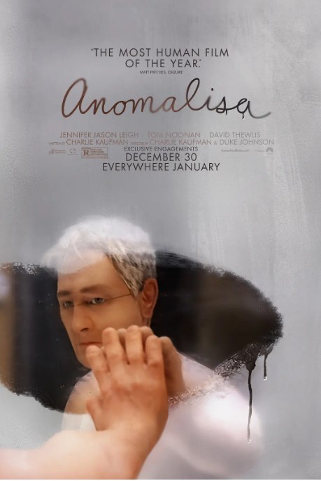 名称：美国动漫电影《失常》（2015）描述：导演: 查理·考夫曼 / 杜克·约翰逊主演: 大卫·休里斯 / 詹妮弗·杰森·李 / 汤姆·诺南类型: 喜剧 / 动画 / 奇幻制片国家/地区: 美国上映日期: 2015-09-08(威尼斯电影节) / 2015-12-30(美国)片长: 90分钟链接：🔗夸克：