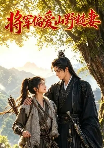 名称：将军偏爱山野糙妻（42集）AI短剧描述：烽火连天，权谋诡谲，威震八方的镇北大将军竟卸甲归田，独宠一位山野村姑
