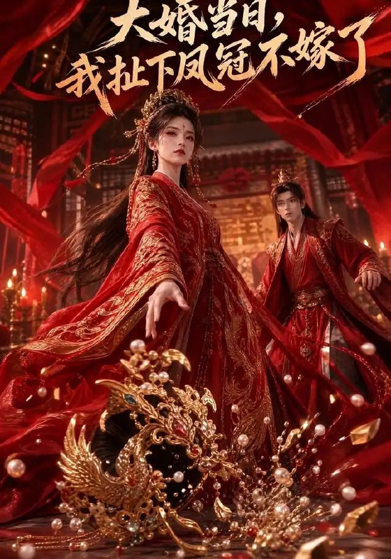 名称：大婚当日，我扯下凤冠不嫁了&大婚当日我扯下凤冠不嫁了（71集）AI短剧描述：大婚当日，我扯下凤冠不嫁了