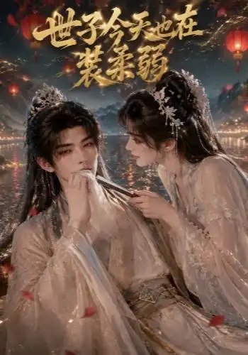 名称：世子今天也在装柔弱（34集）AI短剧描述：病弱世子，白衣胜雪，掩尽锋芒于袖底