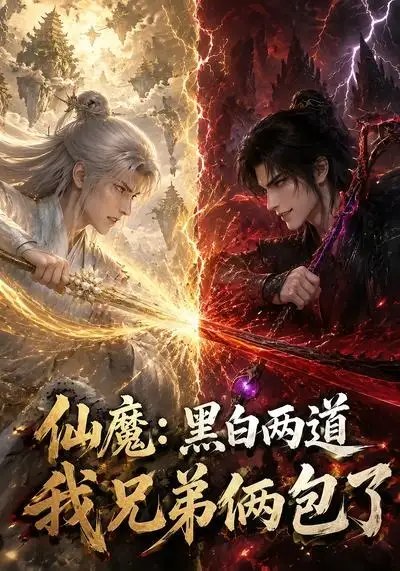 名称：仙魔：黑白两道我兄弟俩包了&仙魔黑白两道我兄弟俩包了（84集）AI短剧描述：仙魔两界风云骤起，双生兄弟一执白道剑，一掌魔域权，于混沌中并肩而立