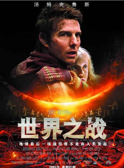名称：美国电影《世界之战》（2005）描述：导演: 史蒂文·斯皮尔伯格主演: 汤姆·克鲁斯 / 达科塔·范宁 / 米兰达·奥图 / 贾斯汀·查特文 / 蒂姆·罗宾斯 / 更多…类型: 科幻 / 惊悚 / 冒险制片国家/地区: 美国上映日期: 2005-08-25(中国大陆) / 2005-06-29(美国)片长: 116分钟链接：🔗夸克：