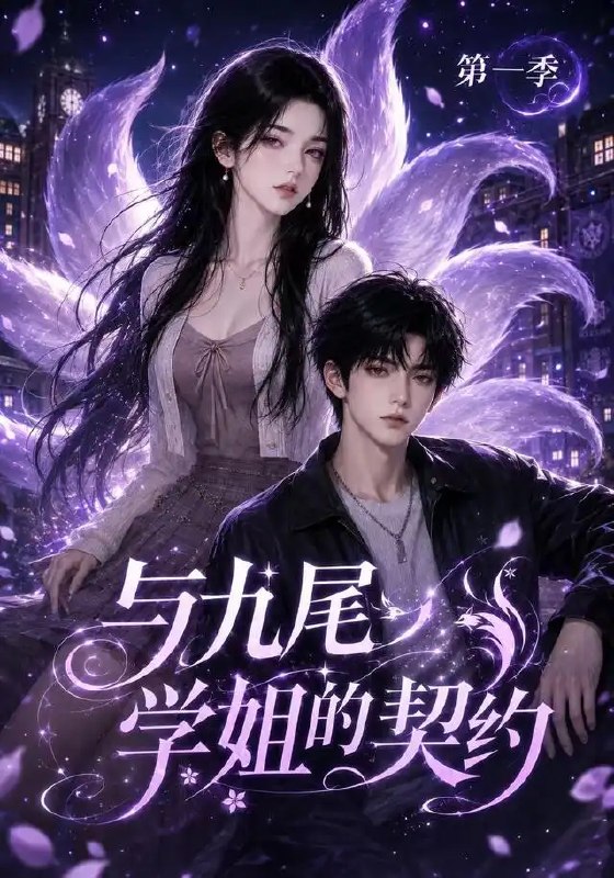 名称：与九尾学姐的契约第一季（59集）AI短剧描述：当图书馆深夜的古籍被翻开，平凡少年与九尾学姐缔结跨越千年的灵契