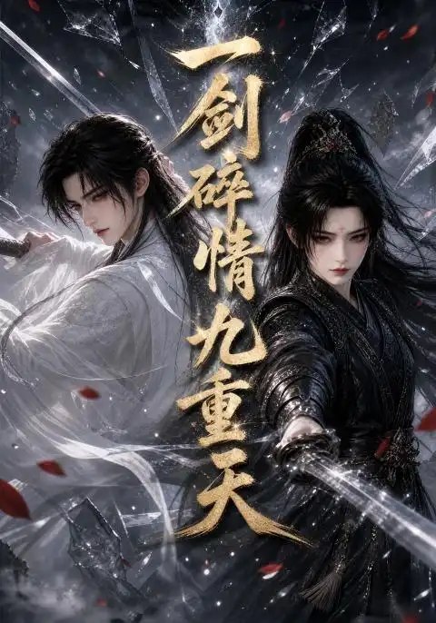 名称：一剑碎情九重天（40集）AI短剧描述：九重天阙，一剑惊鸿