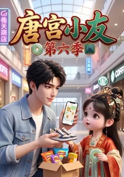 名称：唐宫小友第六季（77集）AI短剧描述：盛唐暮色里，小友踏碎宫檐霜露，再启奇幻羁旅