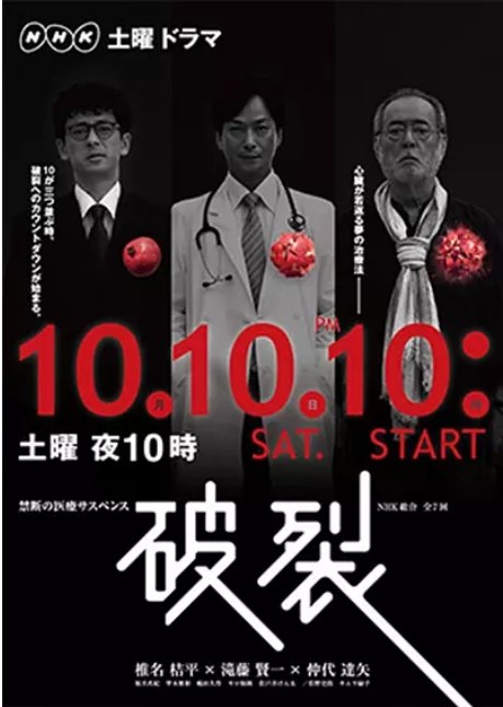 名称：[日剧]《破裂》（2015）描述：导演: 本木一博 / 藤並英樹主演: 椎名桔平 / 泷藤贤一 / 坂井真纪 / 甲本雅裕 / 岛田久作 / 更多…制片国家/地区: 日本链接：🔗夸克：