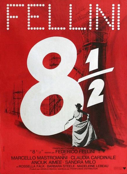 名称：《八部半》.中字（1963）描述：又名: 八又二分之一 / Eight and a Half / Federico Fellini's 8 1/2导演: 费德里科·费里尼编剧: 费德里科·费里尼 / 恩尼奥·弗拉亚诺 / 图里奥·皮内利 / 布鲁内洛·龙迪类型: 剧情制片国家/地区: 意大利 / 法国语言: 意大利语 / 法语 / 英语 / 德语上映日期: 1963-02-16(意大利)片长: 138分钟链接：🔗夸克：