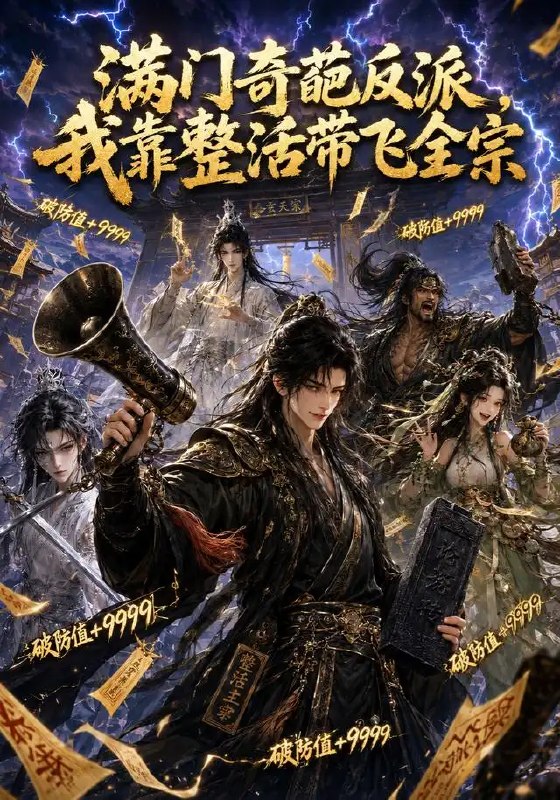 名称：满门奇葩反派，我靠整活带飞全宗&满门奇葩反派我靠整活带飞全宗(72集) AI短剧描述：仙途诡谲，她一朝坠入满门奇葩反派的没落宗门