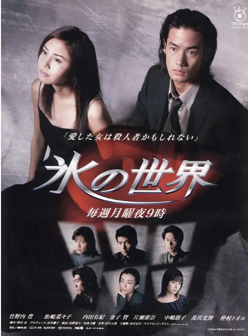 名称：[日剧]《冰之世界》（1999）描述：导演: 光野道夫 / 田岛大辅主演: 竹野内丰 / 松岛菜菜子 / 仲村亨 / 内田有纪 / 木村多江 / 更多…类型: 爱情 / 悬疑制片国家/地区: 日本单集片长: 54分钟链接：🔗夸克：