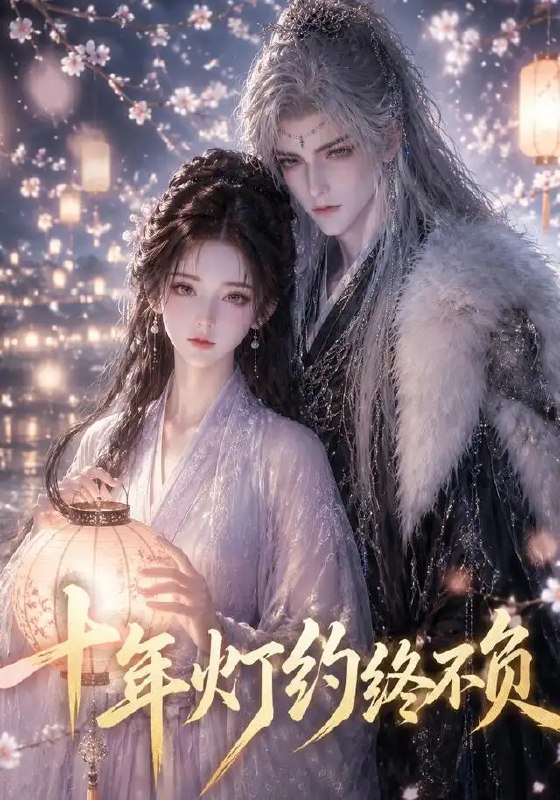 名称：十年灯约终不负（54集）AI短剧描述：十年前，上元灯影里，她与他许下生死之约