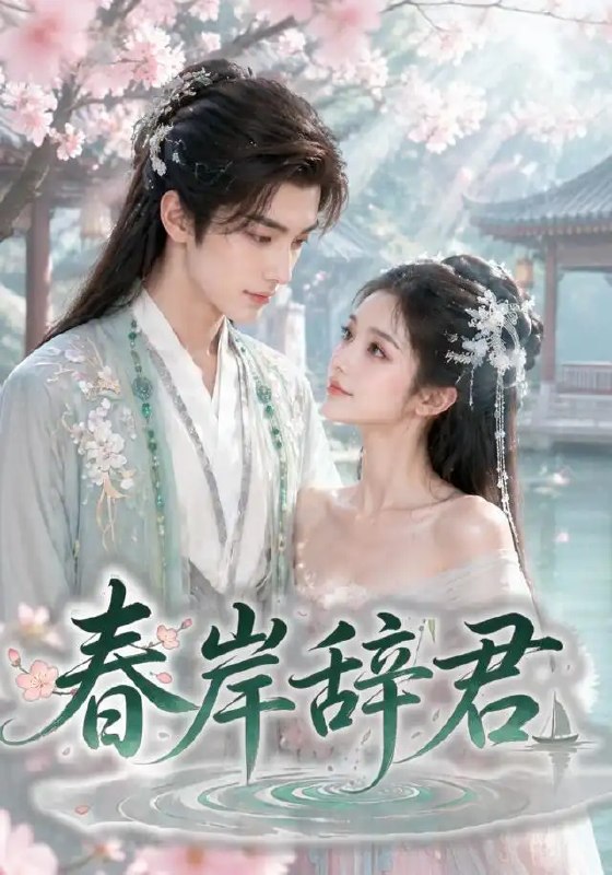 名称：春岸辞君（20集）AI短剧描述：春岸柳色初匀时，她与他于烟雨长堤辞别，一诺成殇