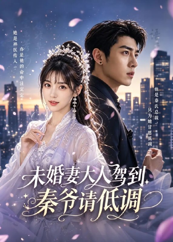 名称：未婚妻大人驾到秦爷请低调（59集）AI短剧描述：她携惊世之姿归来，昔日弃婚的秦爷竟沦为阶下囚