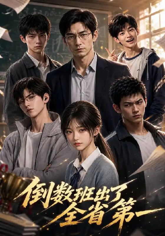 名称：倒数班出了全省第一（35集）AI短剧描述：曾被视为升学“死角”的倒数班，竟在AI赋能的精准教学下逆风翻盘，一举摘得全省桂冠