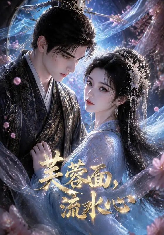 名称：芙蓉面，流水心&芙蓉面流水心（60集）AI短剧描述：江南烟雨中，沈清芙执伞立于流水桥畔，芙蓉面映着碎影波光