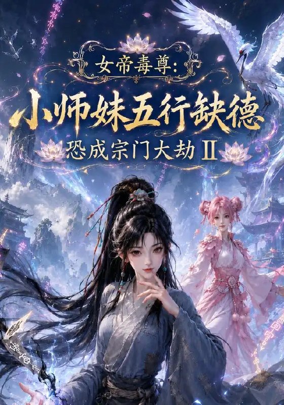 名称：女帝毒尊：小师妹五行缺德恐成宗门大劫II&女帝毒尊小师妹五行缺德恐成宗门大劫II（71集）AI短剧描述：宗门覆灭在即，那被预言为