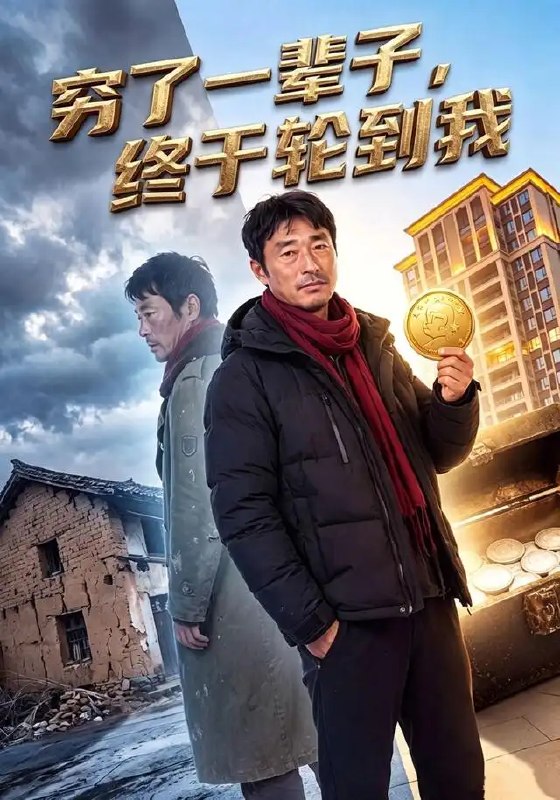 名称：穷了一辈子终于轮到我（49集）AI短剧描述：半生潦倒，一芥浮尘