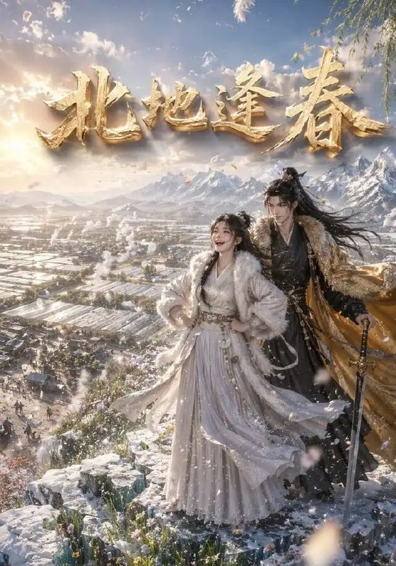 名称：北地逢春（65集）AI短剧描述：朔风凛冽的北地，一场迟来的春意悄然萌动