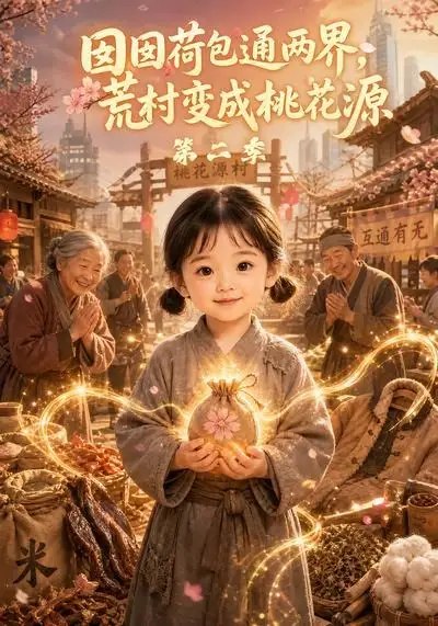 名称：囡囡荷包通两界，荒村变成桃花源第二季&囡囡荷包通两界荒村变成桃花源第二季（21集）AI短剧描述：绣线引春风，荷包通两界