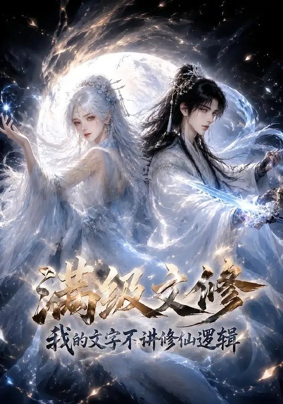 名称：满级文修，我的文字不讲修仙逻辑&满级文修我的文字不讲修仙逻辑（123集）AI短剧描述：墨客执笔，落墨成真