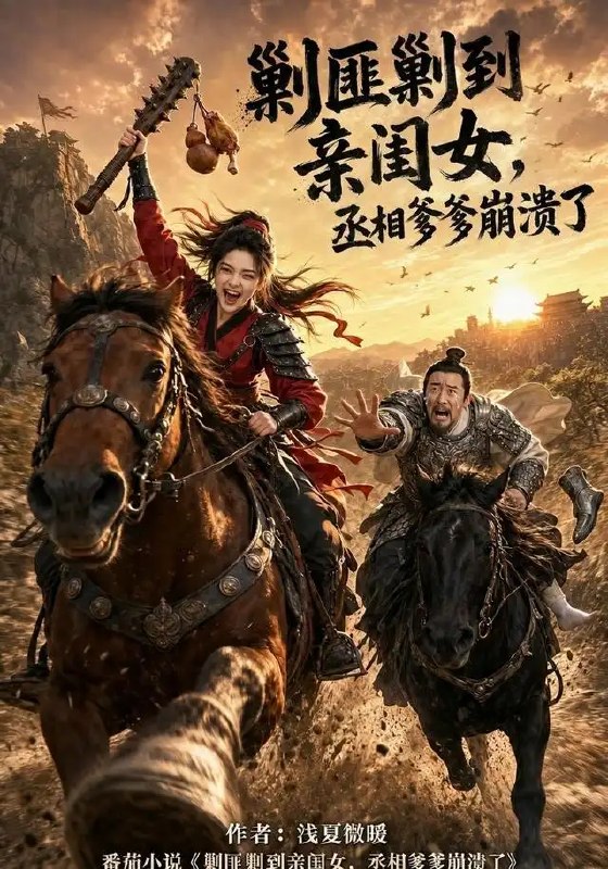 名称：剿匪剿到亲闺女，丞相爹爹崩溃了&剿匪剿到亲闺女丞相爹爹崩溃了（97集）AI短剧描述：丞相爹爹奉旨剿匪，未料山寨匪首竟是失散多年的亲闺女