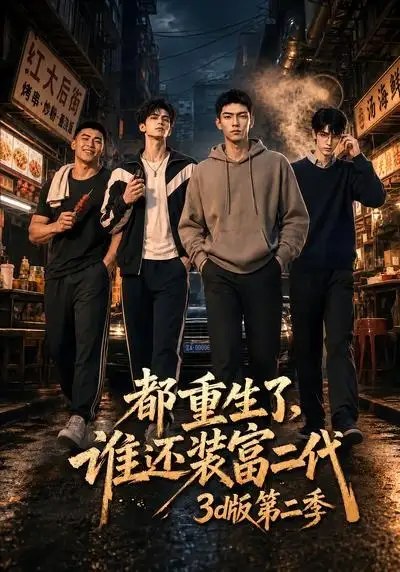 名称：都重生了，谁还装富二代3D版第二季&都重生了谁还装富二代3D版第二季（76集）AI短剧描述：前世错失挚爱，跌落深渊；今生携记忆归来，他褪去伪饰，以清醒之姿重掌命运