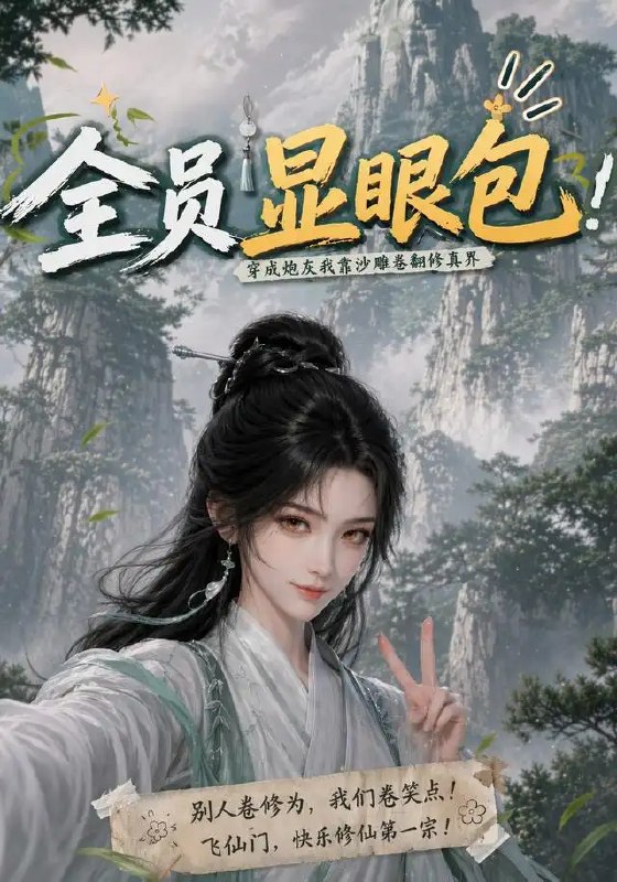 名称：全员显眼包！穿成炮灰我靠沙雕卷清修真界&全员显眼包穿成炮灰我靠沙雕卷清修真界（107集）AI短剧描述：她本是命簿无名炮灰，一朝穿越异世，却以沙雕之姿破局求生
