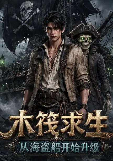 名称：木筏求生：从海盗船开始升级&木筏求生从海盗船开始升级（78集）AI短剧描述：风暴撕裂了海盗船，少年于残骸中醒来，只剩一方木筏与无尽汪洋