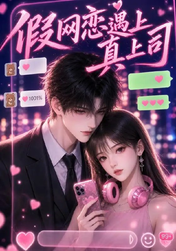 名称：假网恋遇上真上司（38集）AI短剧描述：网恋如一场匿名的雨，她在屏幕彼端倾诉心事，他在字里行间暗藏温柔