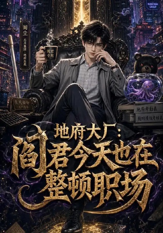 名称：地府大厂：郎君今天也在整顿职场&地府大厂郎君今天也在整顿职场（21集）AI短剧描述：生死簿翻作KPI，奈何桥畔班味弥漫
