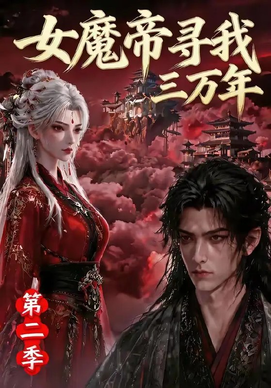 名称：女魔帝寻我三万年第二季（79集）AI短剧描述：三万载星霜流转，她踏碎星河寻他，指尖仍留旧年桃花香