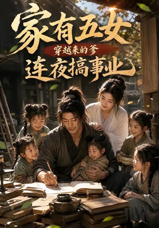 名称：家有五女，穿越来的他连夜搞事业！&家有五女穿越来的他连夜搞事业（75集）AI短剧描述：大梁寒门，五女各有风骨，却困于生计