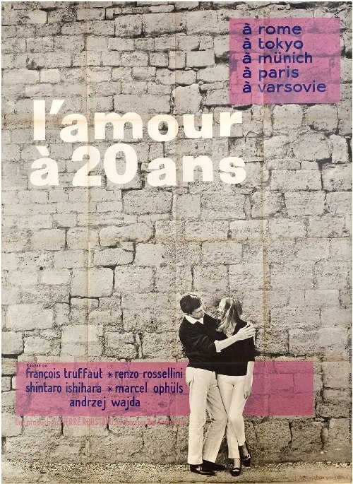 名称：法国电影《二十岁之恋》（1962）描述：导演: 弗朗索瓦·特吕弗 / 安杰伊·瓦伊达 / 石原慎太郎 / 马塞尔·奥菲尔斯 / 伦佐·罗西里尼主演: 让-皮埃尔·利奥德 / 玛丽-弗朗丝·皮西尔 / 克里斯蒂娜·加约尼 / 杰罗尼莫·梅尼耶 / 埃莱奥若拉·罗西·德拉哥 / 更多…类型: 剧情 / 爱情制片国家/地区: 法国 / 意大利 / 前西德 / 波兰 / 日本上映日期: 1962-06-22片长: France: 120 分钟 / USA: 110 分钟 / Argentina: 120 分钟链接：🔗夸克：