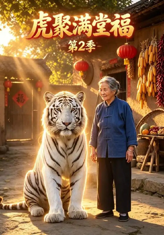 名称：虎聚满堂福第2季（38集）AI短剧描述：虎啸归来，福满深宅