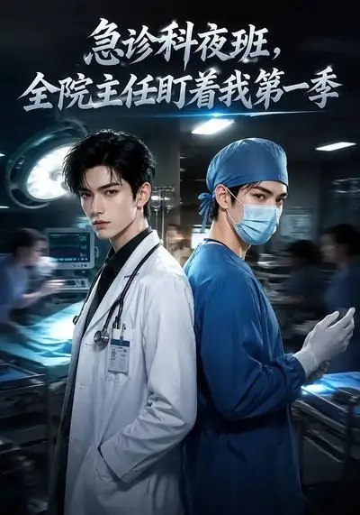 名称：急诊科夜班，全院主任盯着我第一季&急诊科夜班全院主任盯着我第一季（60集）AI短剧描述：深夜急诊室的白炽灯下，规培生苏晚攥紧听诊器，每一次抢救都似在刀尖起舞