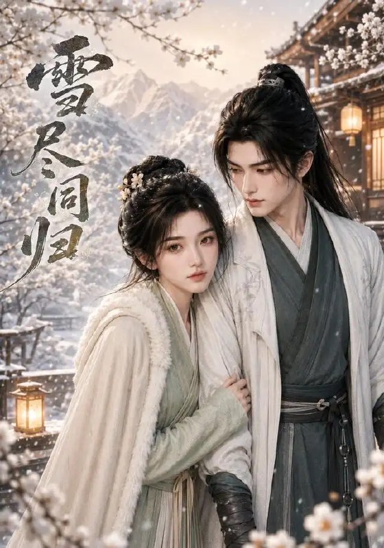 名称：雪尽同归（110集）AI短剧描述：当最后一瓣落雪融于春泥，宿命终写下重逢的注脚