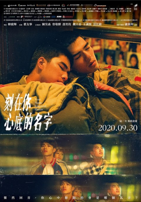 名称：台湾电影《刻在你心底的名字》（2020）描述：导演: 柳广辉主演: 陈昊森 / 曾敬骅 / 邵奕玫 / 戴立忍 / 王识贤 / 更多…类型: 剧情 / 同性制片国家/地区: 中国台湾上映日期: 2020-09-30(中国台湾) / 2020-12-23(中国台湾网络) / 2020-03-14(大阪亚洲电影节)片长: 114分钟链接：🔗夸克：