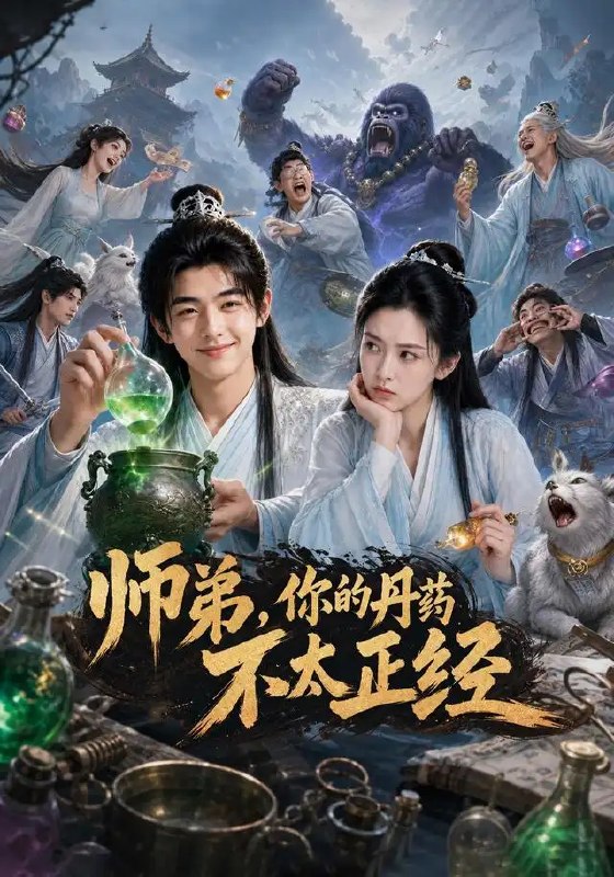 名称：师弟，你的丹药太不正经&师弟你的丹药太不正经（61集）AI短剧描述：《师弟，你的丹药太不正经》讲述丹炉旁的奇遇