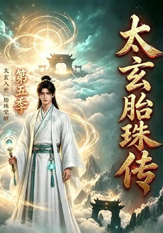 名称：太玄胎珠传第五季（109集）AI短剧描述：太玄胎珠异光再绽，第五季风云骤起