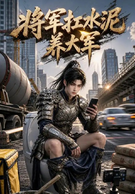 名称：将军扛水泥养大军（55集）AI短剧描述：昔日威震八方的铁血将军，为解归乡大军温饱，褪去战甲躬身扛水泥