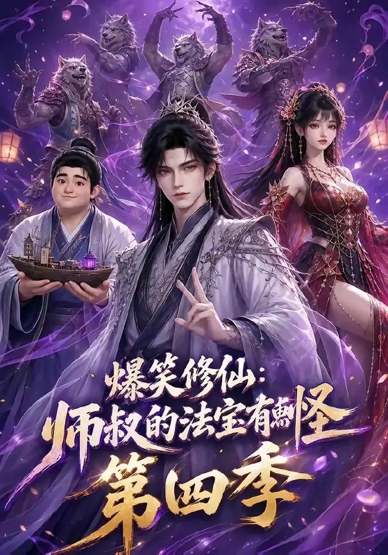 名称：爆笑修仙：师叔的法宝有点怪第四季&爆笑修仙师叔的法宝有点怪第四季（106集）AI短剧描述：云海翻涌间，第四季笑意再起