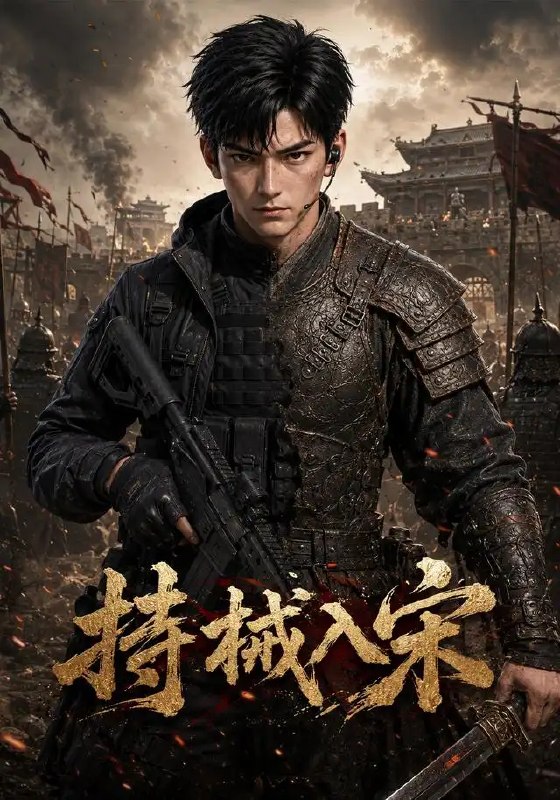 名称：持械入宋（138集）AI短剧描述：现代兵王携枪穿越北宋末年，铁血锋芒划破汴京迷雾