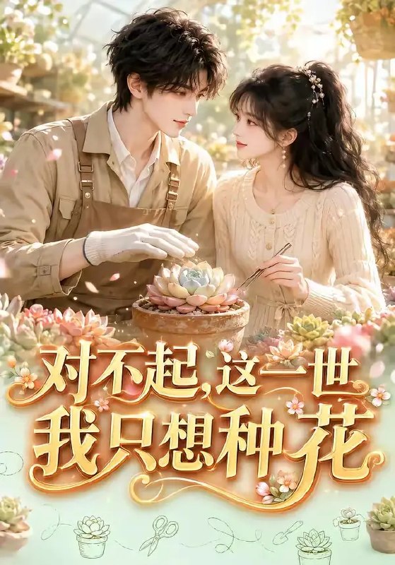 名称：对不起，这一世我只想种花&对不起这一世我只想种花（146集）AI短剧描述：前世她是权倾朝野的摄政王，为他倾尽所有却落得满门抄斩