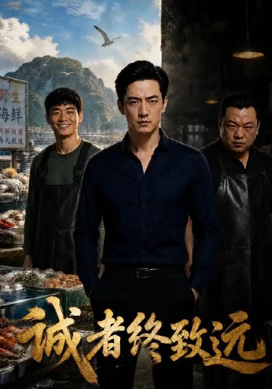 名称：诚者终致远（48集）AI短剧描述：商海浮沉，诚信如灯