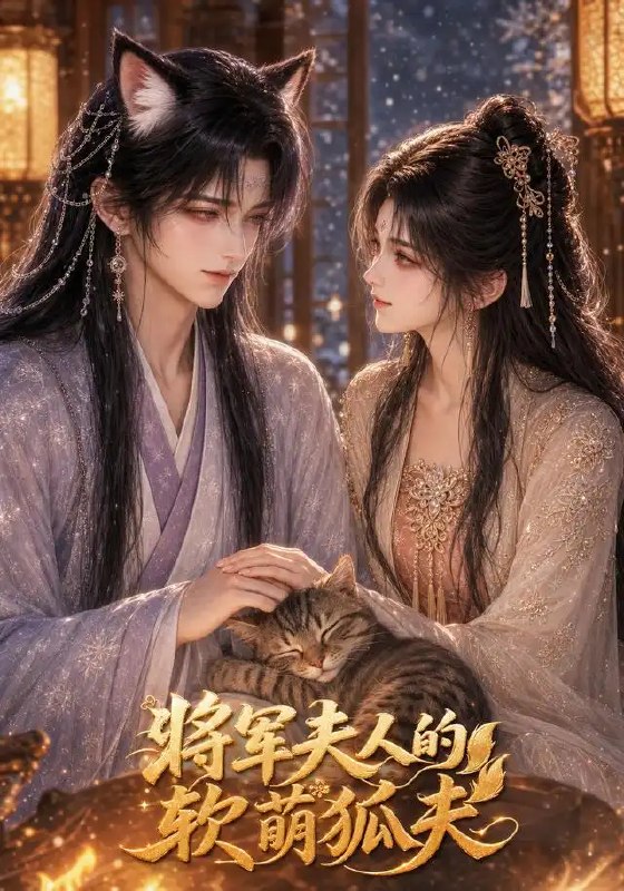 名称：将军夫人的软萌狐夫（20集）AI短剧描述：将军夫人于乱世拾得雪狐，竟化身为软萌夫君