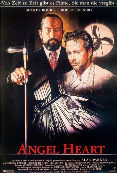 名称：美国电影《天使之心》（1987）描述：导演: 艾伦·帕克主演: 罗伯特·德尼罗 / 米基·洛克 / 莉莎·博内特 / 夏洛特·兰普林 / 斯托克·丰特列乌 / 更多…类型: 悬疑 / 惊悚 / 恐怖制片国家/地区: 美国 / 加拿大 / 英国上映日期: 1987-03-06(美国)片长: 113 分钟链接：🔗夸克：