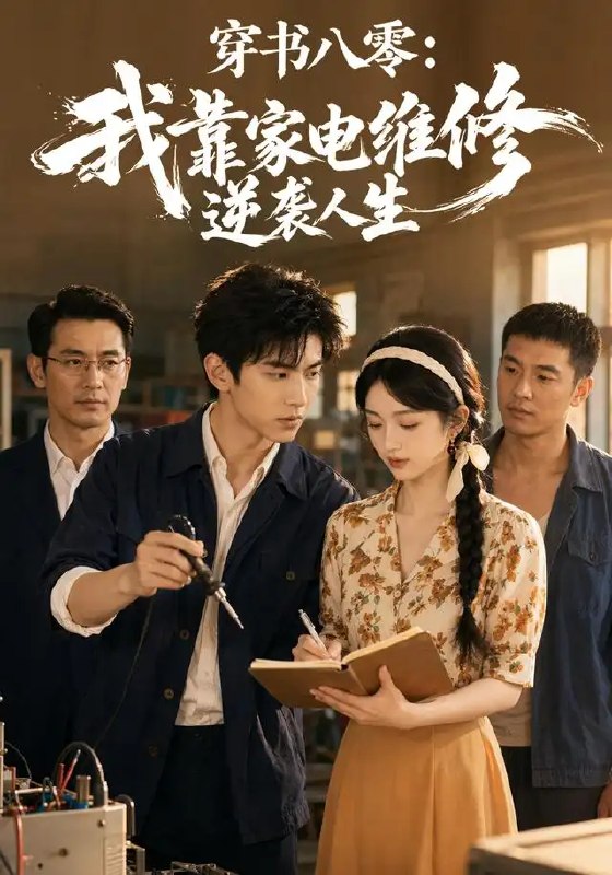 名称：穿书八零：我靠家电维修逆袭人生&穿书八零我靠家电维修逆袭人生（50集）AI短剧描述：巷陌烟火漫过八十年代的老弄堂，苏晚穿书成被退婚的孤女，指尖藏着家电维修的巧技