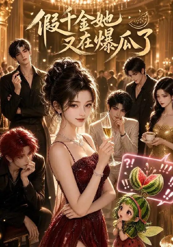 名称：假千金她又在爆瓜了（60集）AI短剧描述：真假千金的棋局里，她本是局外看客，却偏要做执棋人