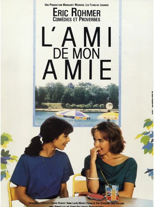 名称：法国电影《女友的男友》（1987）描述：导演: 埃里克·侯麦主演: 艾曼纽·肖莱 / 索菲雷诺瓦 / 安妮-劳蕾 默里 / 艾瑞克维耶拉尔 / 法郎考斯艾瑞克金德伦类型: 喜剧 / 爱情制片国家/地区: 法国上映日期: 1987-08-26(法国)片长: 103分钟链接：🔗夸克：