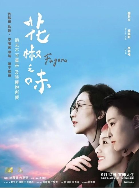 名称：国内电影 剧情 / 家庭《花椒之味》（2019） 豆瓣7.0描述：导演: 麦曦茵主演: 郑秀文 / 赖雅妍 / 李晓峰 / 钟镇涛 / 任贤齐类型: 剧情 / 家庭制片国家/地区: 中国香港 / 中国大陆上映日期: 2019-09-06(中国大陆) / 2019-09-12(香港)片长: 118分钟链接：🔗夸克：