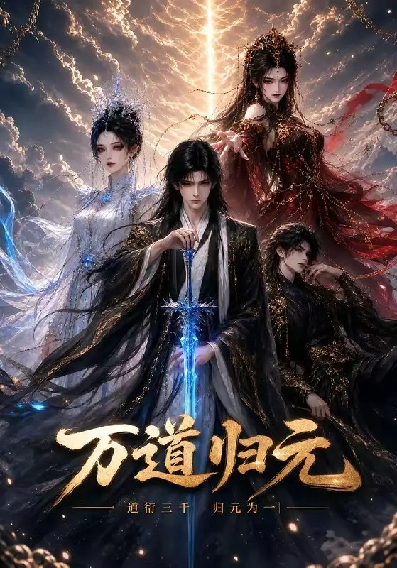 名称：万道归元（47集）AI短剧描述：灵根被夺、道基尽毁的少年，于万道崩塌的绝境中偶得归元古诀